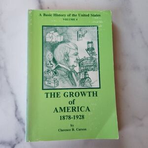 The Growth of America 1878-1928 paperback educational history United States